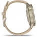 Смарт-годинник Garmin Venu 4 (41mm), Beige w/ Lunar Gold + Leather, GPS смарт-годинник (010-03013-03)