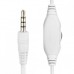 Наушники Gembird MHS-03 White/Red (MHS-03-WTRD)