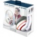 Наушники Gembird MHS-03 White/Red (MHS-03-WTRD)
