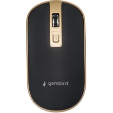 Мышка Gembird MUSW-4B-06-BG Wireless Black-Gold (MUSW-4B-06-BG)