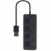 Концентратор Gembird USB 2.0 4 ports switch black (UHB-U2P4-05)