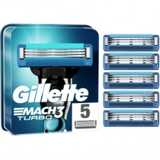 Сменные кассеты Gillette Mach3 Turbo 5 шт. (7702018552344)