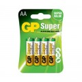 Батарейка Gp AA LR6 Super Alcaline * 4 (15A-U4 / 4891199000034)