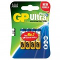 Батарейка Gp AAA LR03 Ultra Plus Alcaline * 4 (24AUP21-SB4 / 4891199203985)