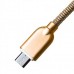 Дата кабель USB 2.0 AM to Micro 5P 1.0m 1.5A, Gold Grand-X (MM02G)