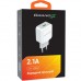 Зарядное устройство Grand-X 5V 2.1A White (CH-03W)