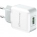 Зарядное устройство Grand-X USB 5V 2,1A White + cable USB -> micro USB, Cu (CH-03UMW)