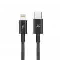 Дата кабель USB-C to Lightning 1.0m 60W black Grand-X (CL-08B)