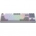 Клавіатура Hator Rockfall 3 Mecha TKL QMK/VIA Orange Wireless White (HTK851UA)