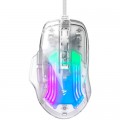 Мишка Havit HV-MS1011SE USB Transparent White (6950676293678)