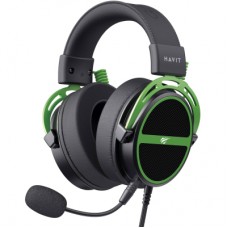 Наушники Havit HV-H2030E Black/Green (6939119067076)