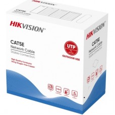 Кабель мережевий Hikvision UTP 305м, cat.5e, CU, outdoor (DS-1LN5EO-UU/E)