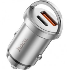 Зарядное устройство HOCO NZ10 Handy USB-A/Type-C Silver (6942007601825)