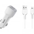 Зарядное устройство HOCO Z23 2xUSB White (6957531078012)