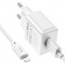 Зарядное устройство HOCO C106A charger set(iP) White (6931474783899)