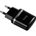 Зарядное устройство HOCO C12 Smart dual USB charger Black (6957531063094)