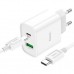 Зарядное устройство HOCO C80A Plus Rapido PD20W+QC3.0 charger set(C to C) White (6931474779908)