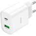 Зарядное устройство HOCO C80A Plus Rapido PD20W+QC3.0 charger set(C to C) White (6931474779908)