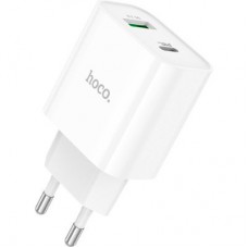 Зарядное устройство HOCO C80A Plus Rapido White (6931474779885)