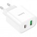 Зарядное устройство HOCO C80A Plus Rapido White (6931474779885)