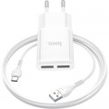 Зарядное устройство HOCO C88A White (6931474749550)
