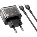 Зарядний пристрій HOCO N34 Dazzling dual-port Black (6931474799180)