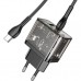 Зарядний пристрій HOCO N34 Dazzling dual-port Black (6931474799180)