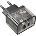 Зарядное устройство HOCO N34 Dazzling dual-port Black (6931474799166)
