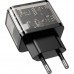Зарядное устройство HOCO N34 Dazzling dual-port Black (6931474799166)
