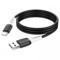Дата кабель USB 2.0 AM to Type-C 1.0m 3A Black HOCO (6931474768575)