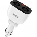 Зарядний пристрій HOCO HOCO Z28 Power ocean 2xUSB + display White (6957531091967)