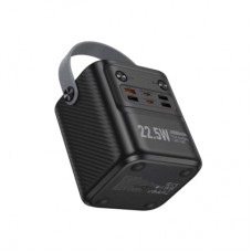 Батарея універсальна HOCO 80000mAh, 22.5W, PD20W, 4*USB/2*Type-C, ліхтарик, Black (J152 / 44522)