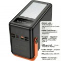 Батарея універсальна HOCO 120000mAh Prometheus 22.5W Fast Chardge, 2*LED lamp, Black (DB120 / 714723)