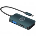 Порт-репликатор HP USB3.1 Type-C --> HDMI/VGA/DP/, 0.2м (DHC-CT200)