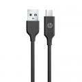 Дата кабель USB 3.0 AM to USB-C 2.0m 3A braided HP (HP_DHC-TC101-2M)