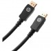 Кабель мультимедійний DisplayPort M to DisplayPort M 1.0m V1.2 4K60Hz black HP (HP_DHC-DP01-1M)