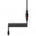 Дата кабель USB 2.0 AM to USB-C 1.37m coiled gray-black HyperX (6J679AA)