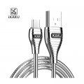 Дата кабель USB 2.0 AM to Micro 5P 1.0m 2.8A silver iKAKU (YT-iK/AL-MS)