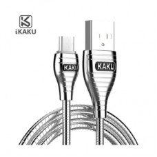 Дата кабель USB 2.0 AM to Micro 5P 1.0m 2.8A silver iKAKU (YT-iK/AL-MS)