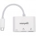 Концентратор Intracom USB3.1 Type-C to HDMI/USB 3.0/PD 60W 4-in-1 White Manhattan (152945)