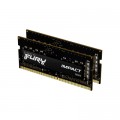 Модуль пам'яті для ноутбука SoDIMM DDR4 16GB (2x8GB) 3200 MHz Fury Impact Kingston Fury (ex.HyperX) (KF432S20IBK2/16)