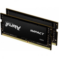 Модуль пам'яті для ноутбука SoDIMM DDR4 32GB (2x16GB) 2666 MHz FURY Impact Kingston Fury (ex.HyperX) (KF426S16IBK2/32)