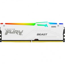 Модуль памяти для компьютера DDR5 16GB 5600 MHz Beast White RGB Kingston Fury (ex.HyperX) (KF556C36BWEA-16)