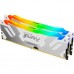 Модуль памяти для компьютера DDR5 64GB (2x32GB) 6400 MHz Renegade RGB White XMP Kingston Fury (ex.HyperX) (KF564C32RWAK2-64)