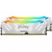 Модуль памяти для компьютера DDR5 64GB (2x32GB) 6400 MHz Renegade RGB White XMP Kingston Fury (ex.HyperX) (KF564C32RWAK2-64)