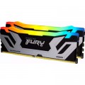 Модуль памяти для компьютера DDR5 48GB 8400 MHz Renegade RGB Silver XMP Kingston Fury (ex.HyperX) (KF584CU40RSAK2-48)