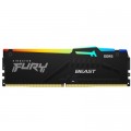 Модуль пам'яті для комп'ютера DDR5 32GB 5200 MHz Beast RGB EXPO Black Kingston Fury (ex.HyperX) (KF552C40BB2A-32)