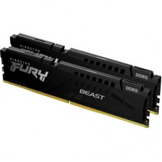 Модуль памяти для компьютера DDR5 64GB (2x32GB) 6000 MHz Beast EXPO Black Kingston Fury (ex.HyperX) (KF560C36BBE2K2-64)