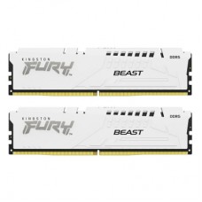 Модуль пам'яті для комп'ютера DDR5 32GB (2x16GB) 6000 MHz Beast White Kingston Fury (ex.HyperX) (KF560C36BWE2K2-32)