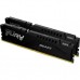 Модуль пам'яті для комп'ютера DDR5 64GB (2x32GB) 5600 MHz Fury Beast Black Kingston Fury (ex.HyperX) (KF556C36BBE2K2-64)